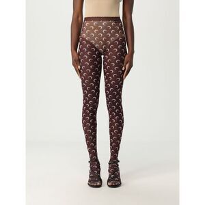 Marine Serre Socks Woman Brown